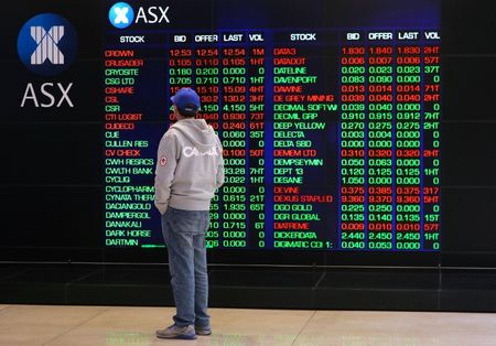 Australia stocks lower at close of trade; S&P/ASX 200 down 1.34%