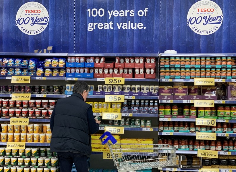 Tesco's UK sales growth slows in latest quarter