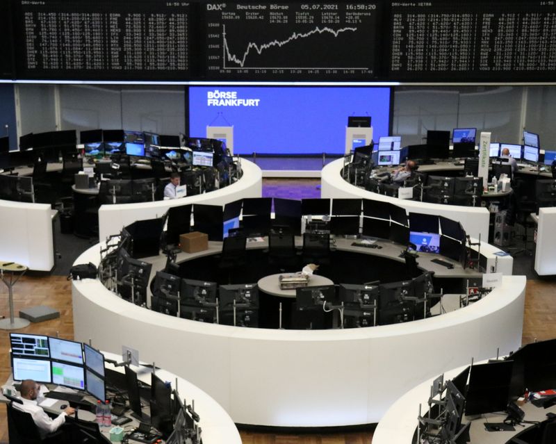 Strong business activity lifts European shares; London mid-caps at record high