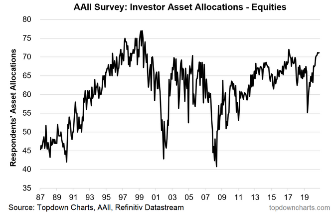 Investor Asset Allocations - Equities
