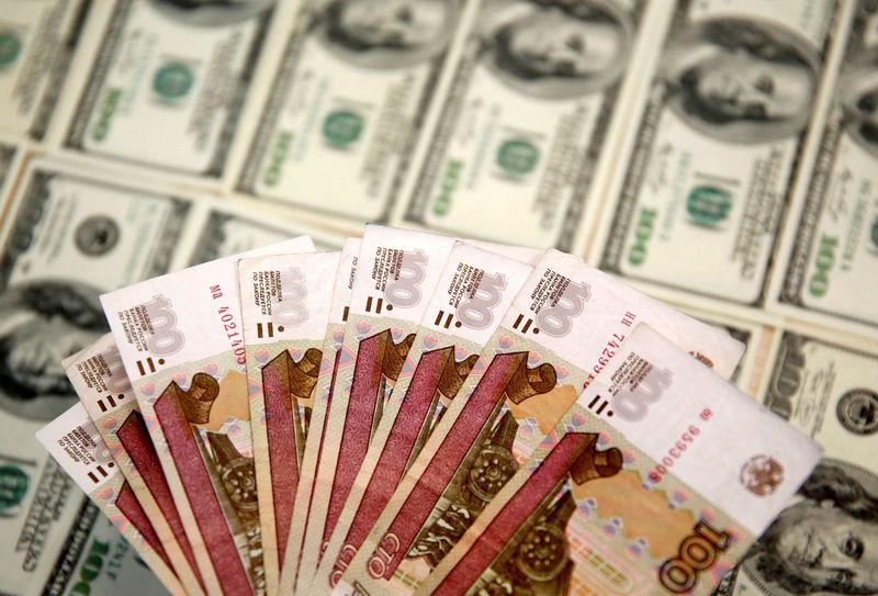Russian rouble weakens past 63 vs dollar after EU sanctions